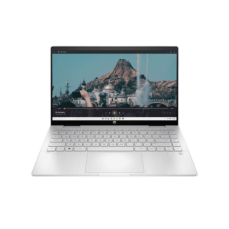 Picture of HP Pavilion Plus - 13th Gen Intel Core i5-1335U 14" (35.6 cm) 14-ew0107TU Thin & Light Laptop (16GB/ 512GB SSD/ Diagonal 2K Display/ Camera Privacy Shutter/ Intel Iris Xᵉ Graphics/ Windows 11 Home/ MS Office/ 1Year Warranty/ Natural silver/ 1.38kg)